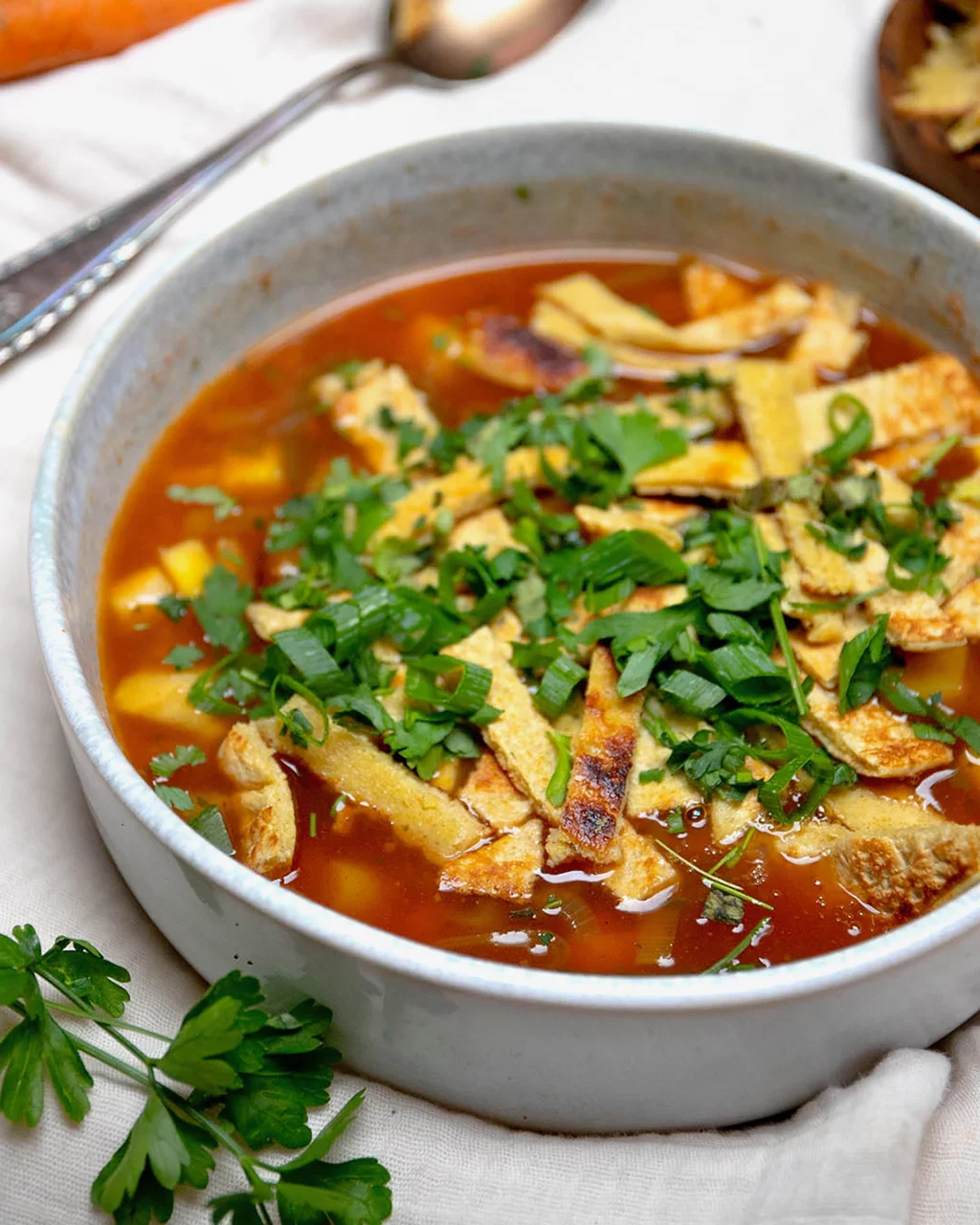 Frittatensuppe ohne Gluten | Leben mit Hashimoto | entzündungshemmend genießen