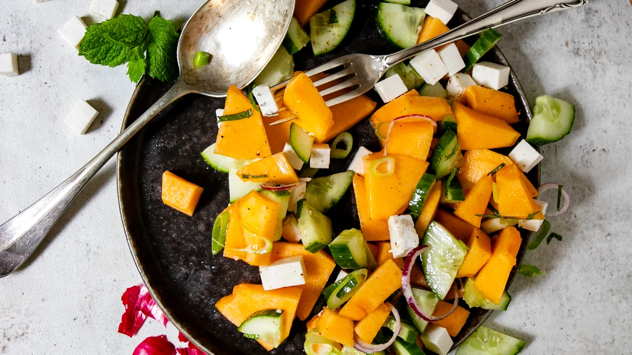 Melonen Salat