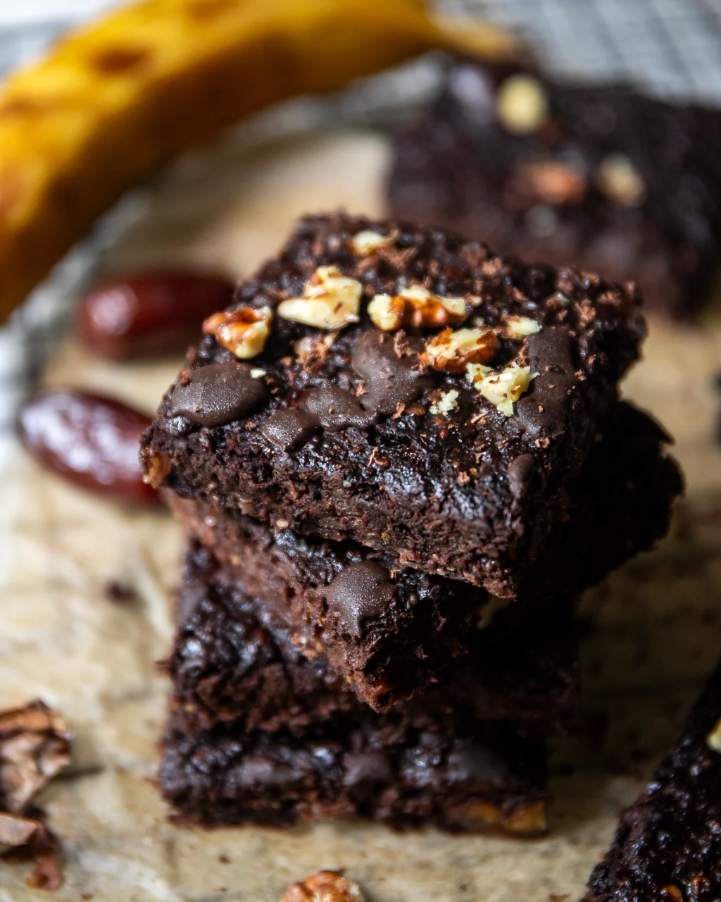 Zucchini Brownies | zuckerfrei | glutenfrei