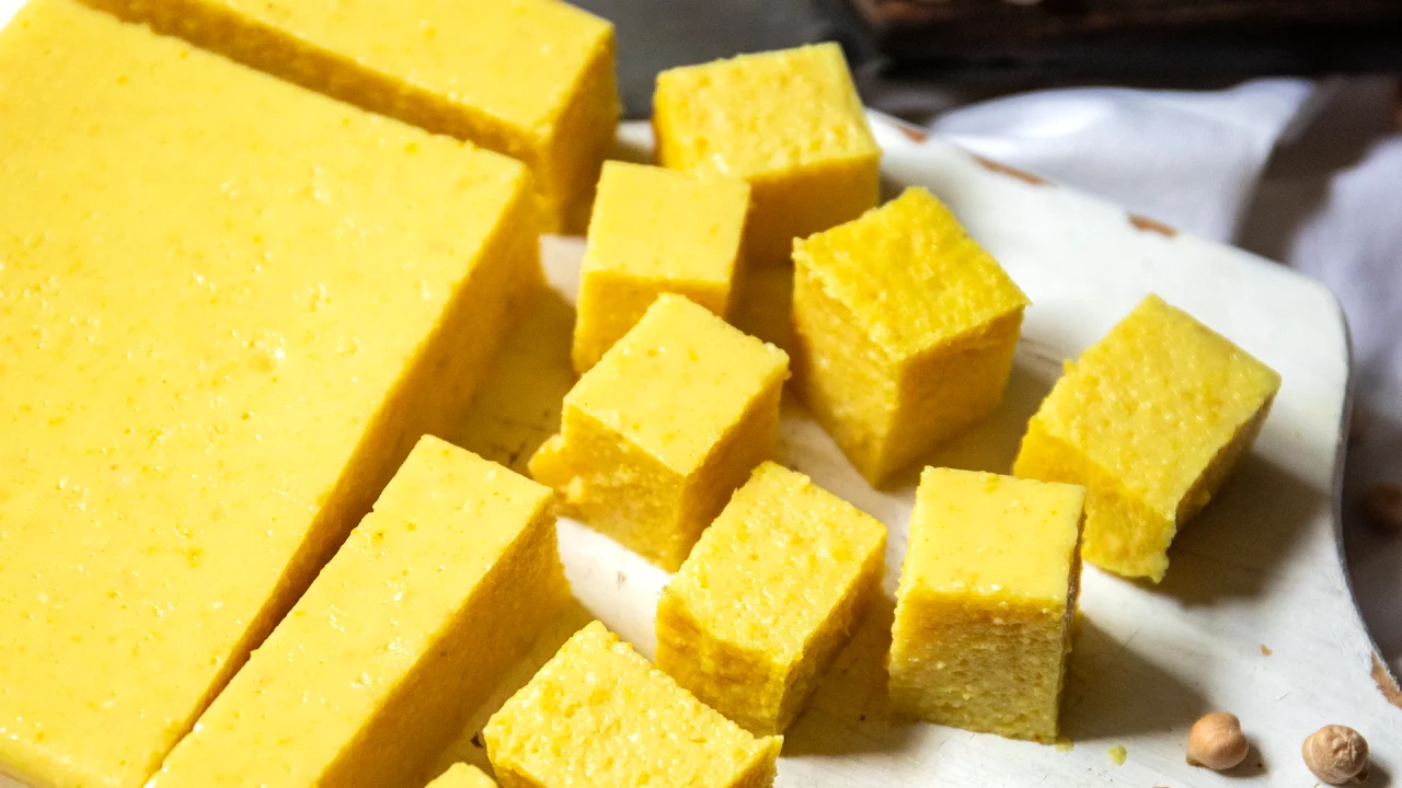 Tofu aus Kichererbsen